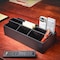 Dacasso Black Leather Remote Control Organizer (Coasters Available Separately) AG-1095 - alternate 3